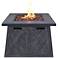 Cedar Ridge 32" Wide Modern Gas Outdoor Fire Pit Table