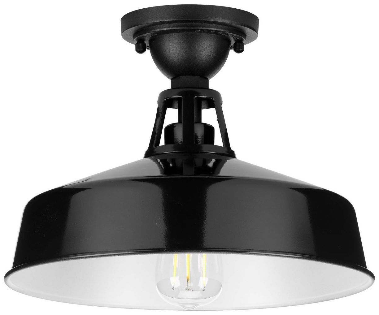 Image 4 Cedar Springs Collection One-Light Semi-Flush Mount more views