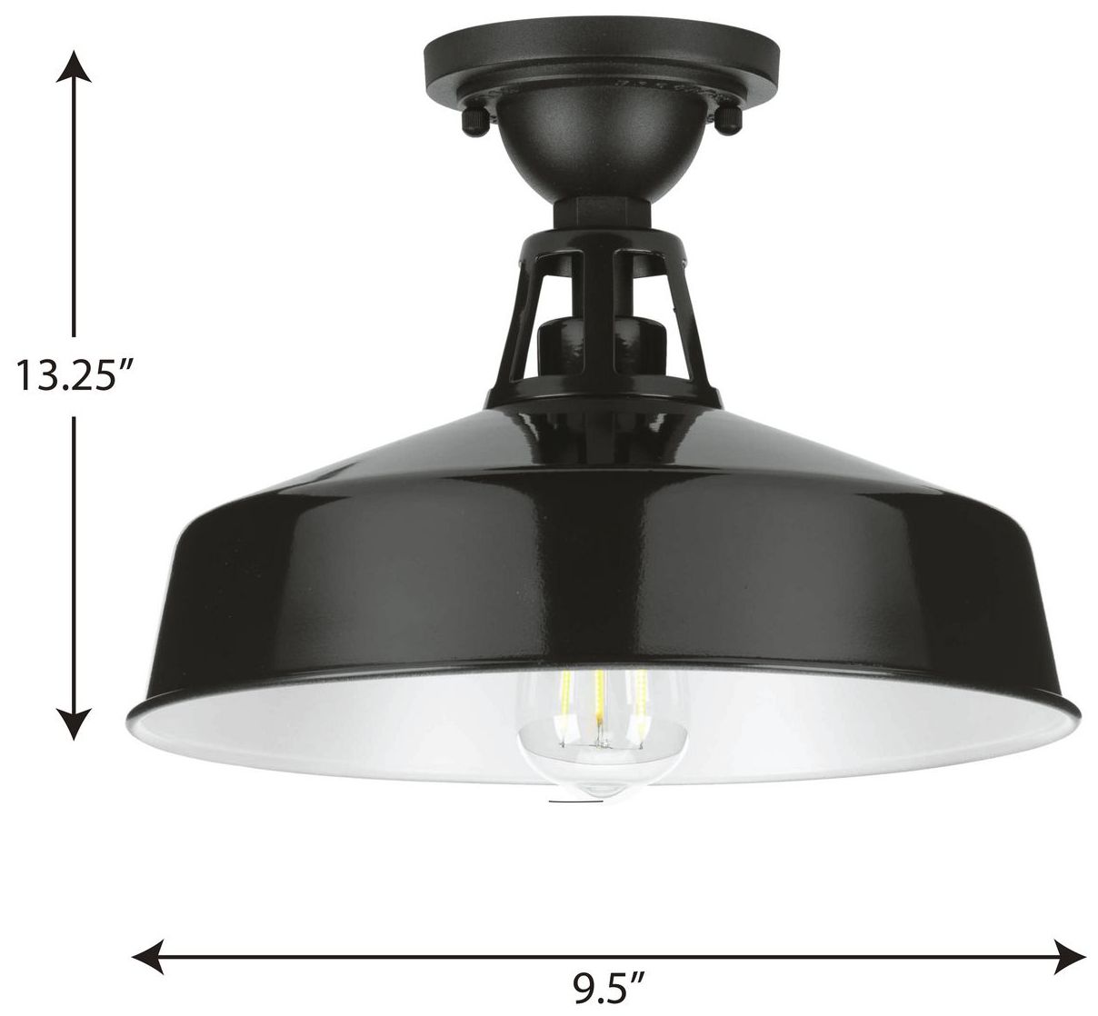 Image 5 Cedar Springs Collection One-Light Semi-Flush Mount more views