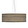 Cedar Zebrawood Giclee 24" Wide 4-Light Pendant Chandelier