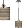 Thumbnail1 of Cedar Zebrawood Giclee Glow Mini Pendant Light