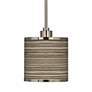 Thumbnail3 of Cedar Zebrawood Giclee Glow Mini Pendant Light more views
