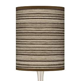 Image3 of Cedar Zebrawood Giclee Modern Droplet Table Lamp more views