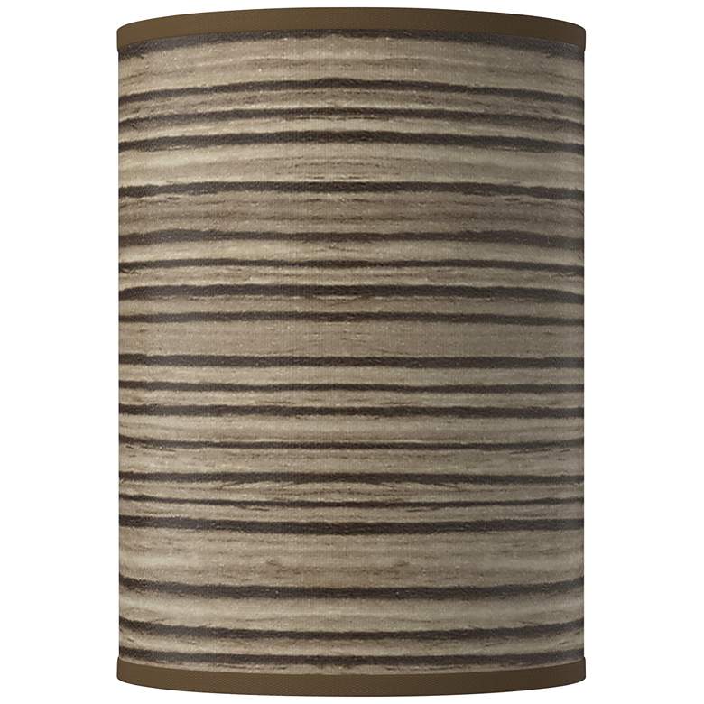 Image 1 Cedar Zebrawood Giclee Round Cylinder Lamp Shade 8x8x11 (Spider)