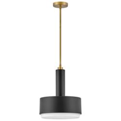Cedric 13" Wide Black Pendant Light by Hinkley Lighting