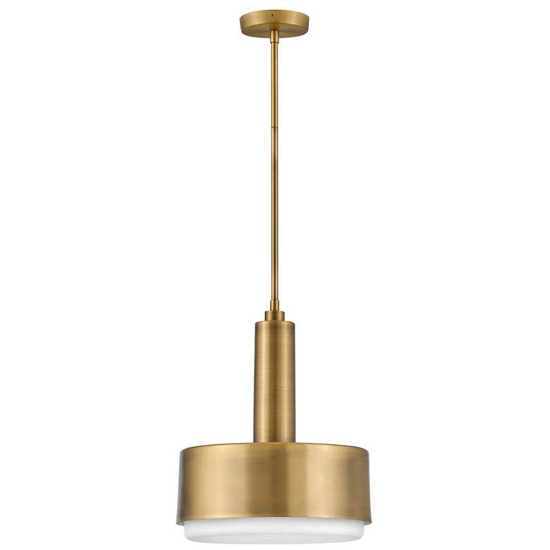 Image 1 Cedric 13 inch Wide Brass Pendant Light by Hinkley Lighting