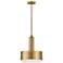 Cedric 13" Wide Lacquered Brass Pendant Light