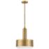 Cedric 13" Wide Lacquered Brass Pendant Light