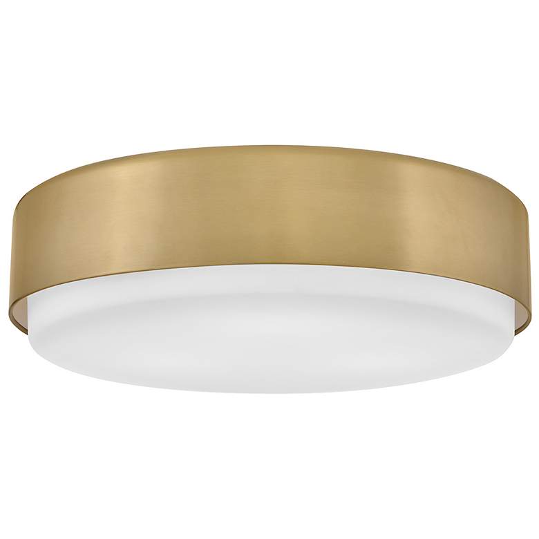 Image 2 Cedric 18" Wide Lacquered Brass 3-Light Ceiling Light more views