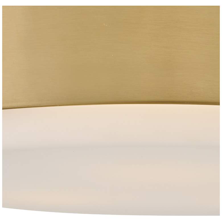 Image 3 Cedric 18" Wide Lacquered Brass 3-Light Ceiling Light more views