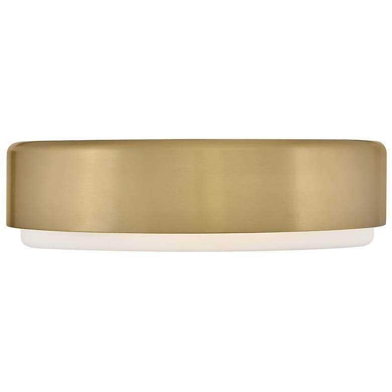 Image 5 Cedric 18" Wide Lacquered Brass 3-Light Ceiling Light more views