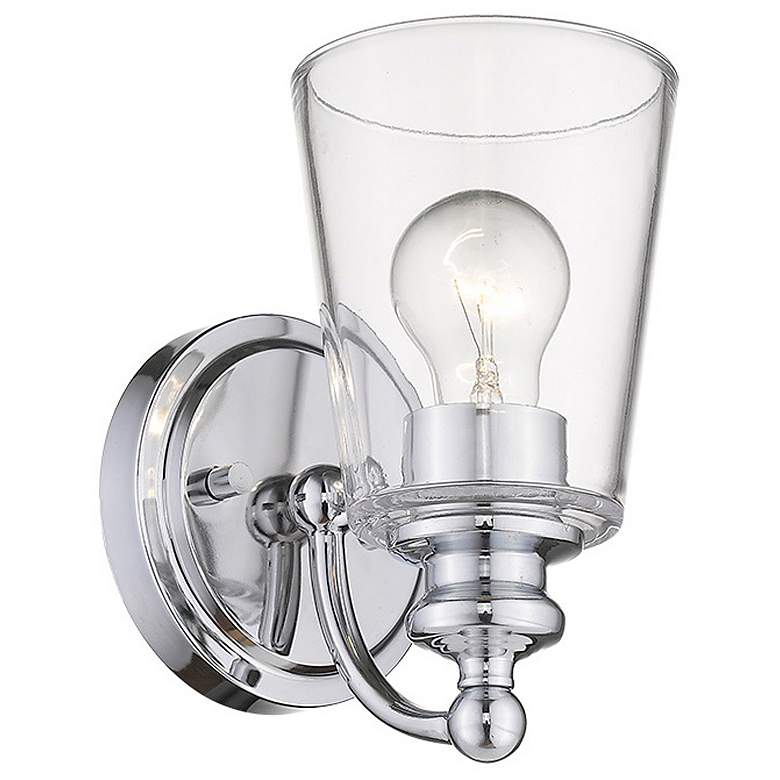Image 1 Ceil 1-Light Chrome Sconce