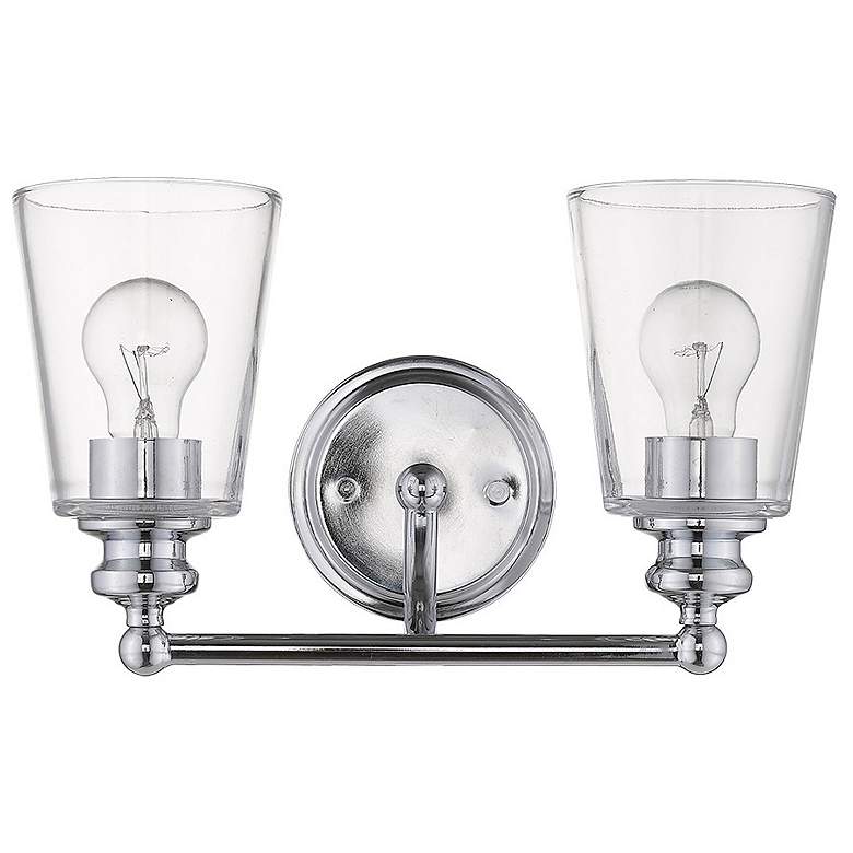 Image 1 Ceil 2-Light Chrome Vanity