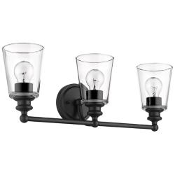 Ceil 3-Light Matte Black Vanity