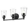 2_Ceil 3-Light Matte Black Vanity more views