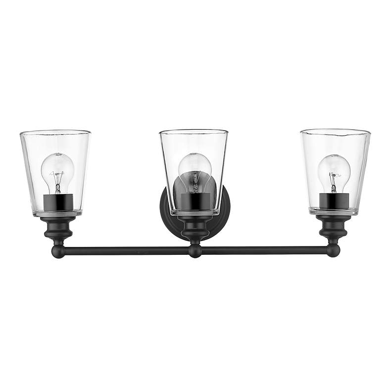 Image 3 Ceil 3-Light Matte Black Vanity more views