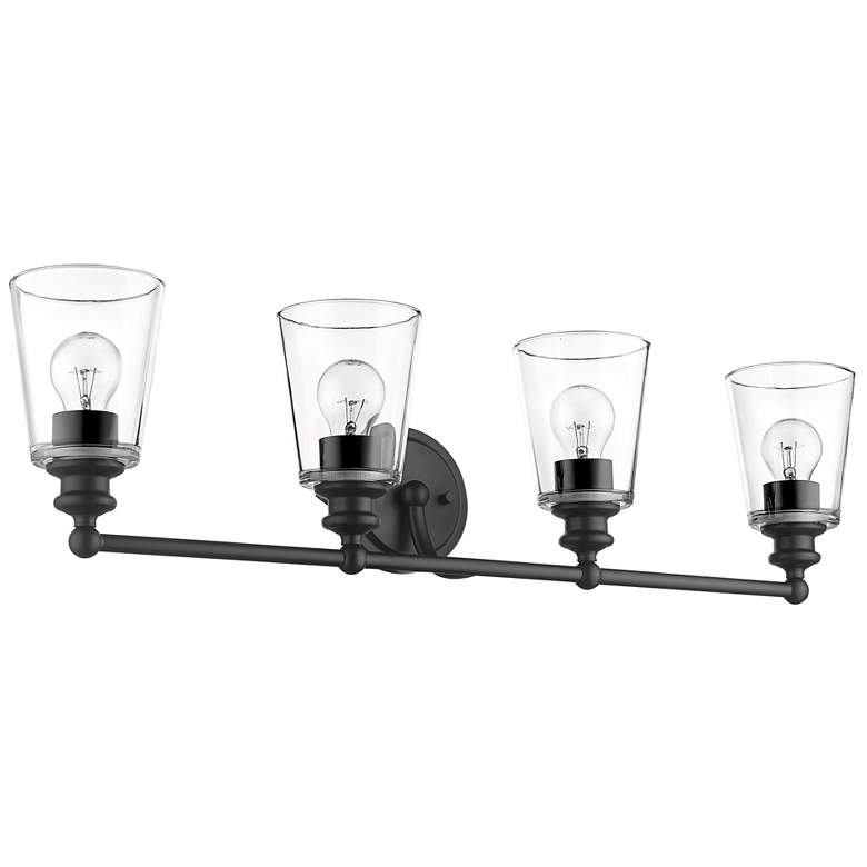 Image 1 Ceil 4-Light Matte Black Vanity