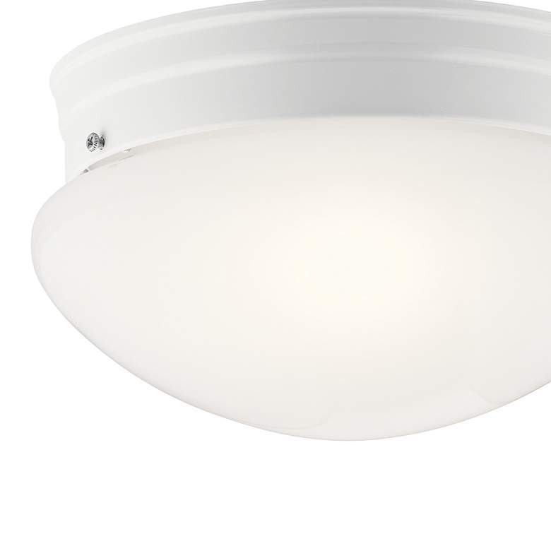 Image 3 Ceiling Space White Flush Mount 2Lt more views