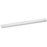 1_Ceiling Wrap 1 Light 4" Wide White Flush Mount Light