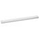 Ceiling Wrap 1 Light 4" Wide White Flush Mount Light