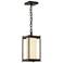 Cela 14.1" High Coastal Dark Smoke Medium Outdoor Lantern w/ Opal Shad