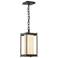 Cela 14.1" High Coastal Natural Iron Medium Outdoor Lantern w/ Opal Sh
