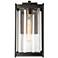 Cela 16.3" High Clear Glass Coastal Oil Rubbed Bronze Outdoor Sconce