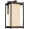 Cela 16.3" High Coastal Dark Smoke Large Outdoor Sconce w/ Opal Glass