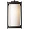 Cela 16.3" High Opal Glass Coastal Oil Rubbed Bronze Outdoor Sconce
