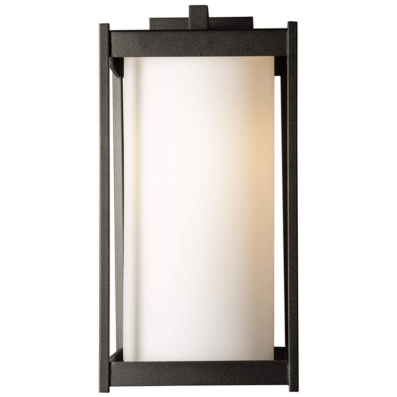 Image 1 Cela 16.3" High Opal Glass Coastal Oil Rubbed Bronze Outdoor Sconce