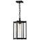 Cela 17.4" High Coastal Black Large Outdoor Lantern With Clear Glass S