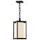 Cela 17.4" High Coastal Black Large Outdoor Lantern With Opal Glass Sh