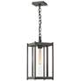 Cela 17.4" High Coastal Natural Iron Large Outdoor Lantern w/ Clear Sh