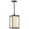 Cela 17.4" High Coastal Natural Iron Large Outdoor Lantern w/ Opal Sha
