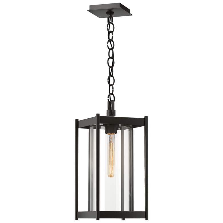 Image 1 Cela 17.4"H Coastal Oil Rubbed Bronze Large Outdoor Lantern w/ Clear S