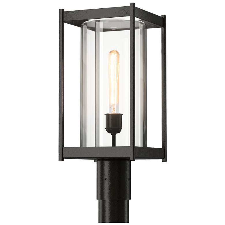 Image 1 Cela 18.6" High Coastal Oil Rubbed Bronze Outdoor Post Light w/ Clear