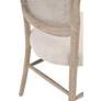 Cela Bisque and Natural Gray Dining Chairs Set of 2