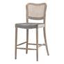 2_Cela Counter Stool, Performance Dark Dove Velvet, Natural Gray Oak more views