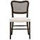Cela Dining Chair, Bisque, Matte Brown Oak, Set of 2