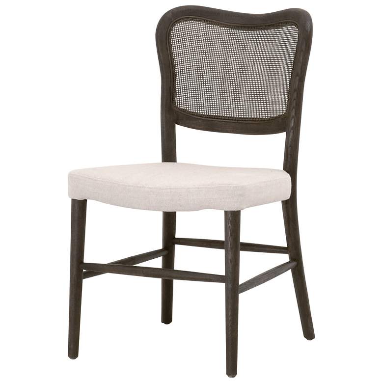 Image 2 Cela Dining Chair, Bisque, Matte Brown Oak, Set of 2 more views
