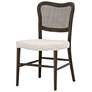 2_Cela Dining Chair, Bisque, Matte Brown Oak, Set of 2 more views