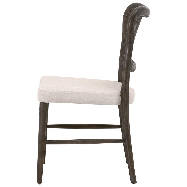 Image 3 Cela Dining Chair, Bisque, Matte Brown Oak, Set of 2 more views