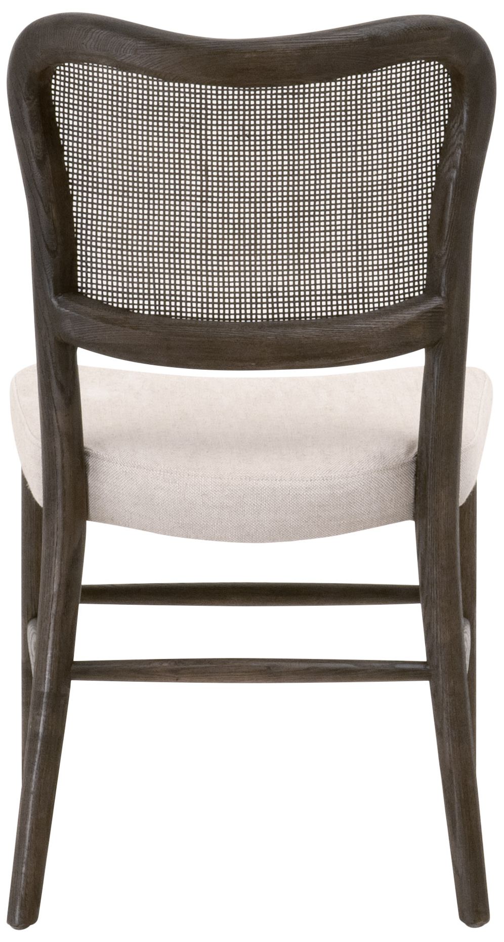 Cela Matte Brown Wood Dining Chairs Set of 2