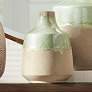 Celadon Green 8 1/2" High Tapered Porcelain Decorative Vase
