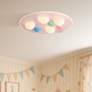 1_Celebration 19 3/4" Wide White and Pastels LED Ceiling Light