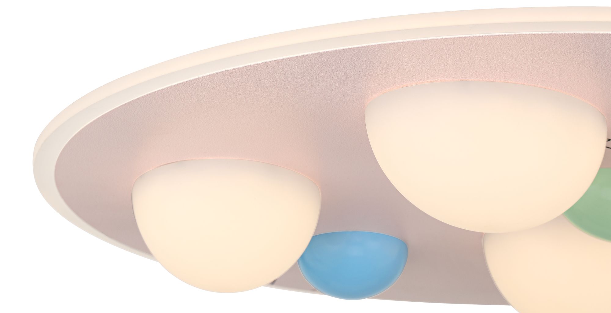 Image 3 Celebration 19 3/4" Wide White and Pastels LED Ceiling Light more views