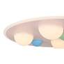 3_Celebration 19 3/4" Wide White and Pastels LED Ceiling Light more views