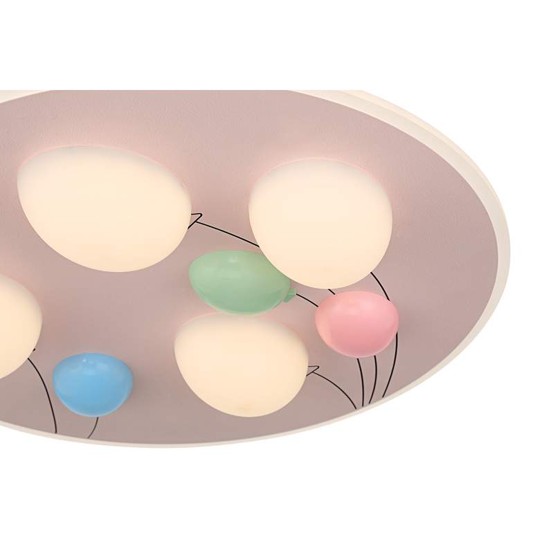 Image 4 Celebration 19 3/4" Wide White and Pastels LED Ceiling Light more views