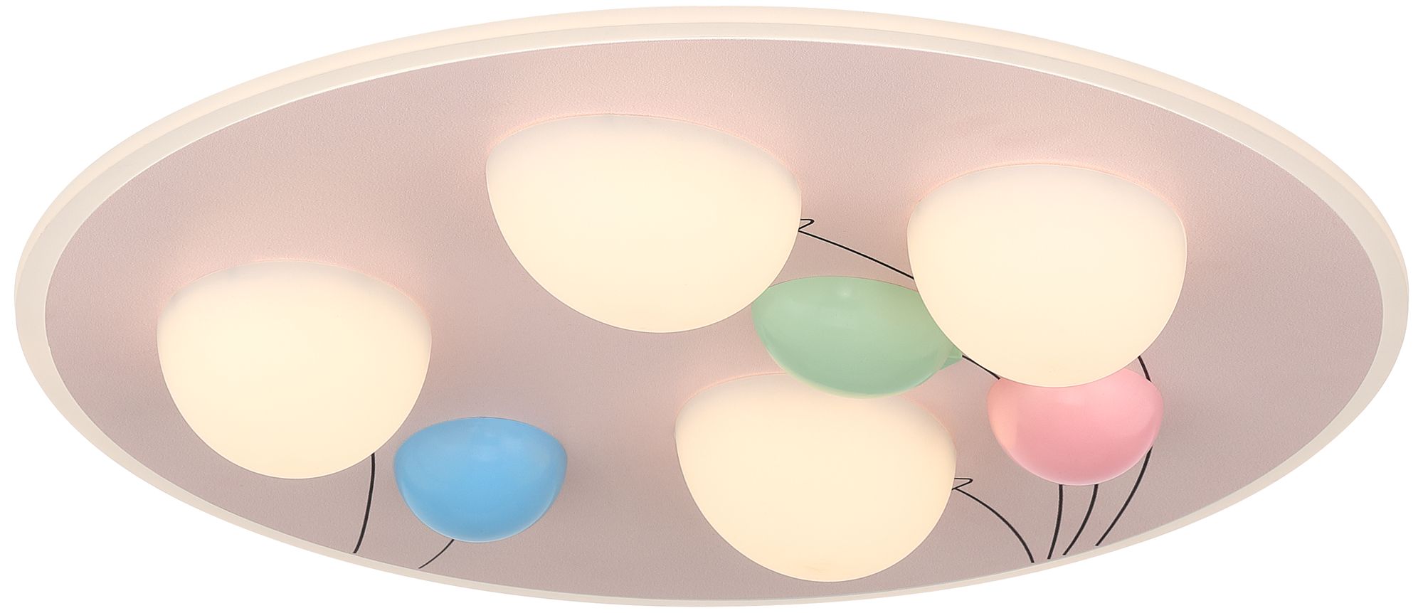 Image 6 Celebration 19 3/4" Wide White and Pastels LED Ceiling Light more views