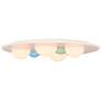 7_Celebration 19 3/4" Wide White and Pastels LED Ceiling Light more views